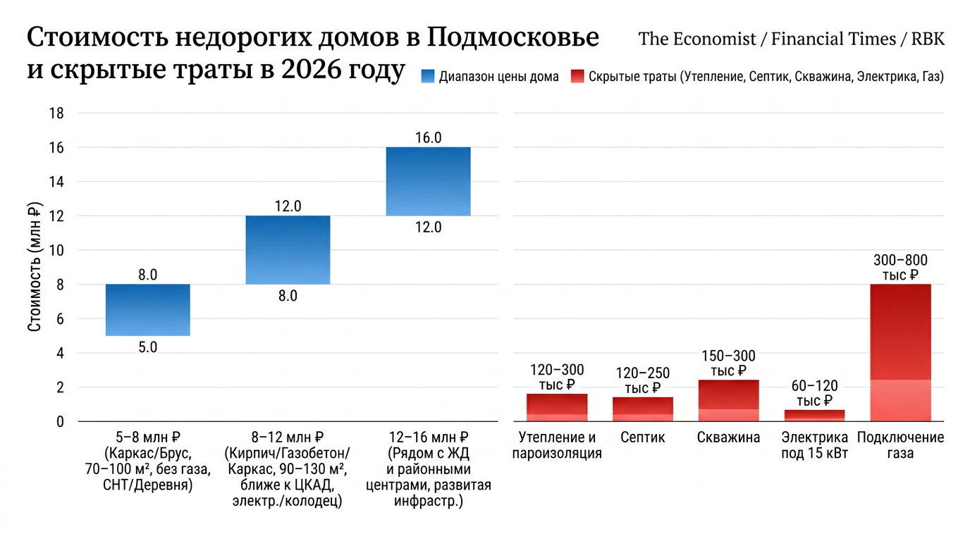 Стоимость недорогих домов