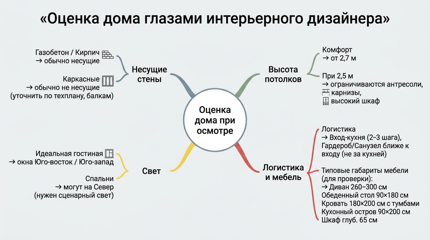 Оценка дома глазами дизайнера